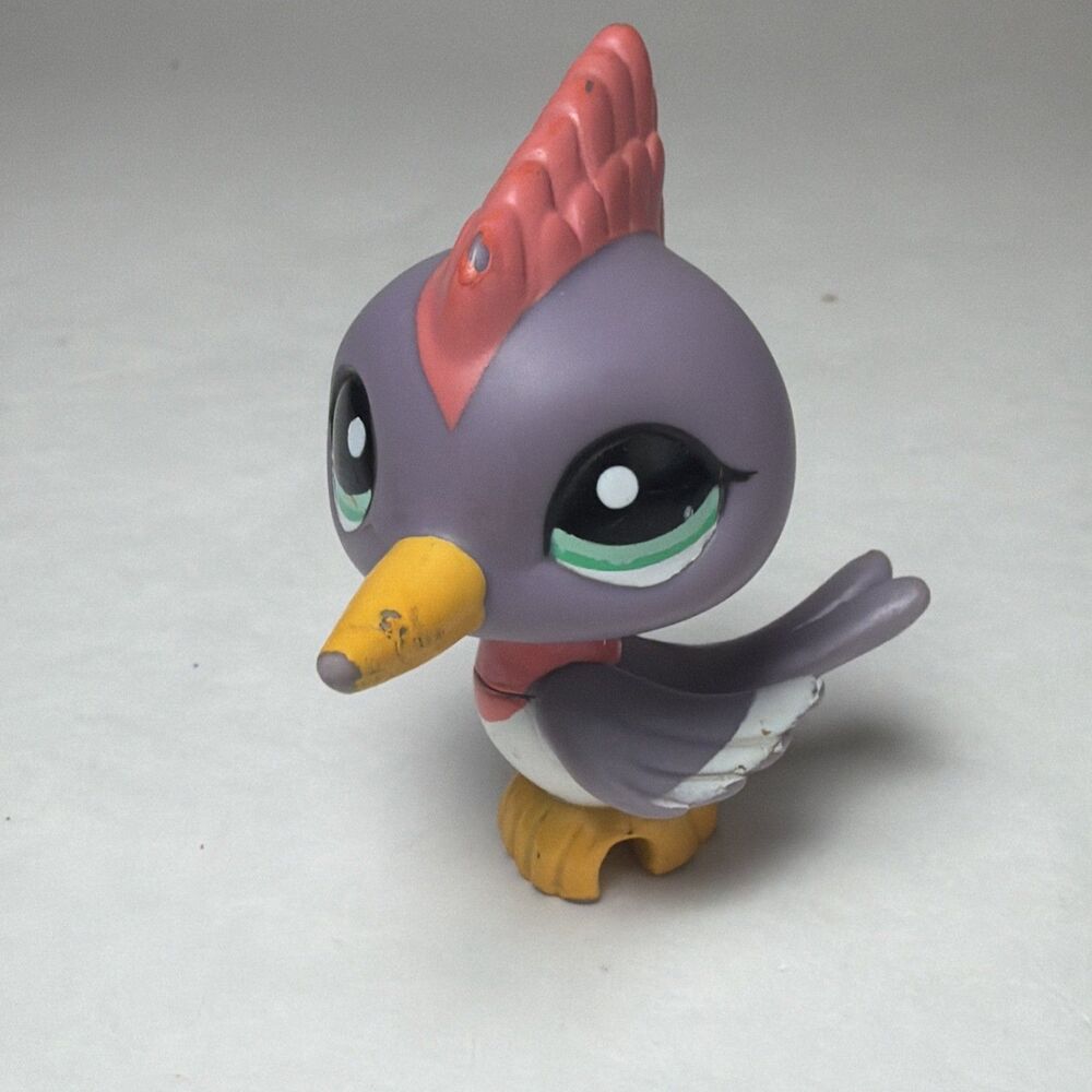 Littlest Pet Shop Woodpecker Figurine Hasbro LPS Toy